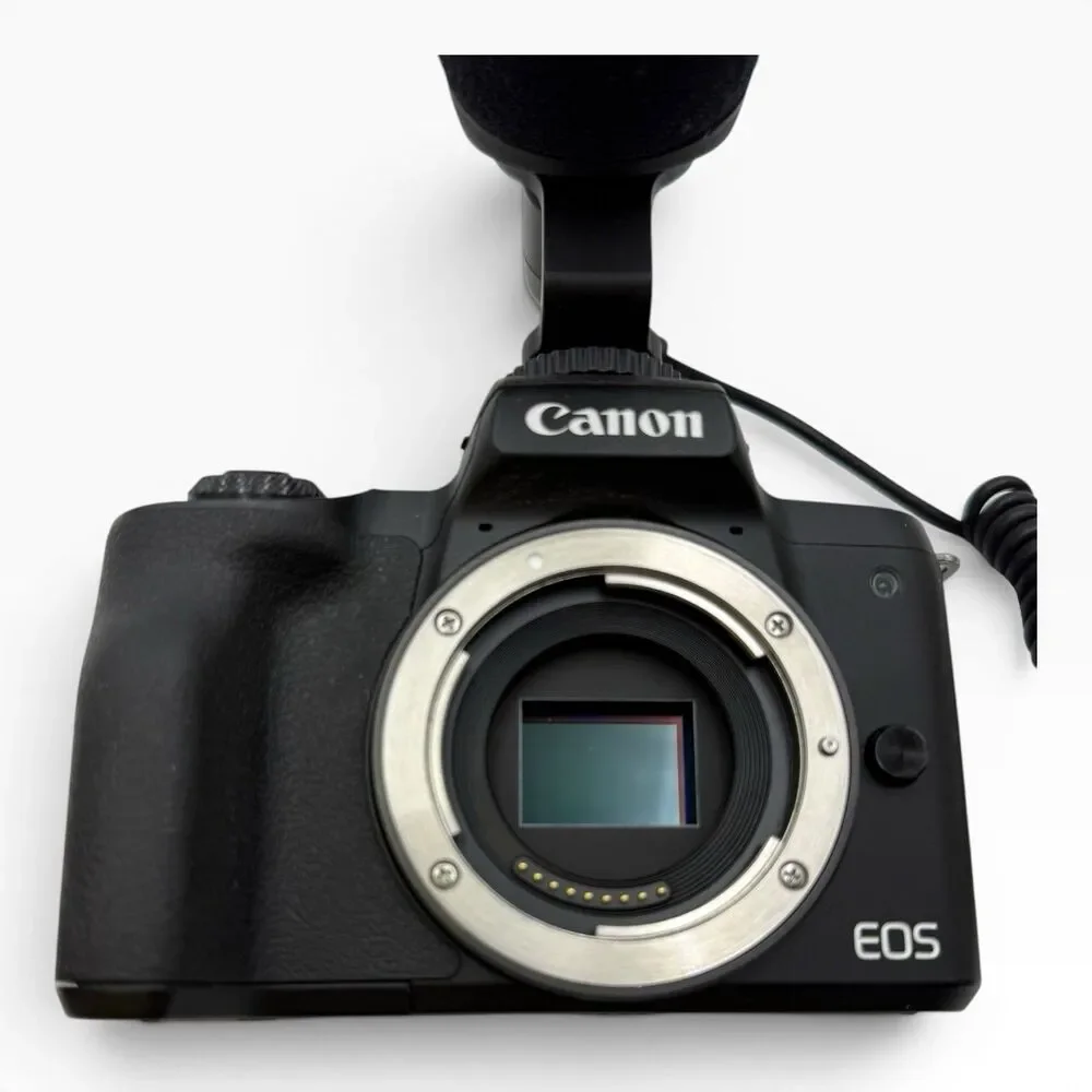 Canon EOS M50 Kit with 15-45mm Lens W Mic Memory Card